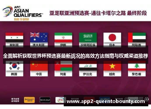 全面解析获取世界杯预选赛最新战况的高效方法指南与权威渠道推荐